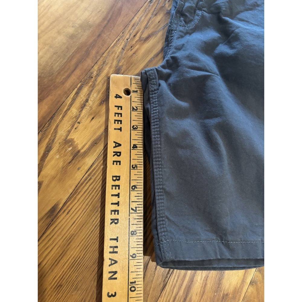 Ariat Rebar M4 Relaxed Mens 35 Grey Canvas Work Utility Cargo Shorts Gray EUC - Picture 7 of 8